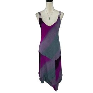 Komarov elegant Purple and Gray Women's Dress